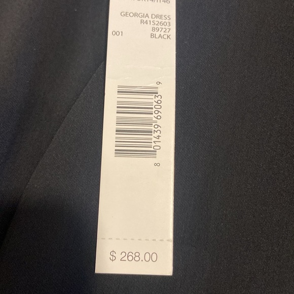 Elie Tahari Dress Black size 10 NWT - Picture 15 of 15